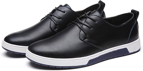 Fashion Sneakers Black Men's Casual Oxford Shoes