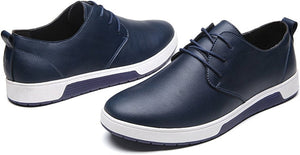 Fashion Sneakers Blue Men's Casual Oxford Shoes