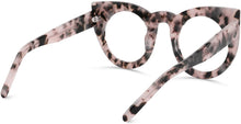 Load image into Gallery viewer, Sun Furies Pink Tortoise Thick Cat Eye Anti Blue Light Vintage Glasses