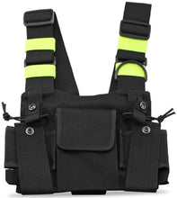 Load image into Gallery viewer, Green Radio Chest Harness Chest Front Pack Pouch