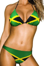 Load image into Gallery viewer, Jamaica Flag Bikini 2 Piece Swimwear