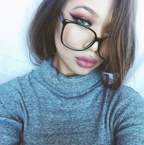 Clear Oversized Cat Eye Designer Style Glasses – Bella Valentina LA