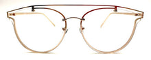 Load image into Gallery viewer, Gold Designer Retro Metal Frame Glasses