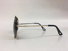 Load image into Gallery viewer, Babe Chic Aviator Black &amp; Gold Designer Sunglasses