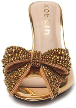 Load image into Gallery viewer, Rich Gold Women&#39;s Evening Gold Shoes