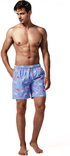 Men's Flamingo Swim Shorts