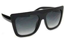 Load image into Gallery viewer, Anabella Black Oversized Square Fashion Style Sunglasses