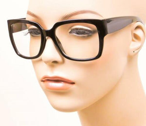Retro Tortoise Square Hipster Frames Clear Lens Eye Glasses