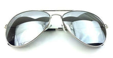 Load image into Gallery viewer, Men&#39;s Silver Oversized Aviator Style Designer Sunglasses